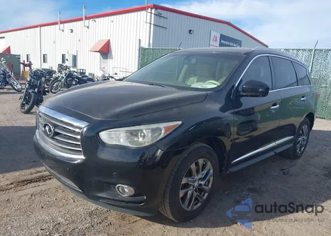 2013 Infiniti Jx35 z USA, uszkodzony, nr VIN 5N1AL0MM5DC320942